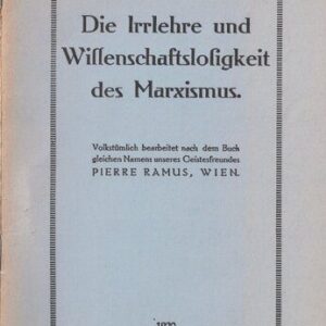 خرید و دانلود نسخه کامل کتاب Die Irrlehre und Wissenschaftslosigkeit des Marxismus
