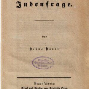 خرید و دانلود نسخه کامل کتاب Die Judenfrage