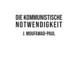 خرید و دانلود نسخه کامل کتاب Die kommunistische Notwendigkeit