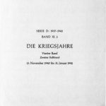 خرید و دانلود نسخه کامل کتاب DIE KRIEGSJAHRE : 13. November 1940 bis 31. Januar 1941