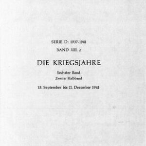 خرید و دانلود نسخه کامل کتاب DIE KRIEGSJAHRE : 15. September bis 11. Dezember 1941