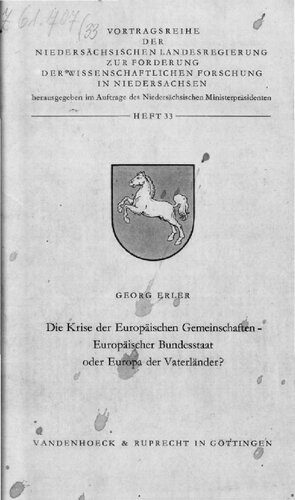 خرید و دانلود نسخه کامل کتاب Die Krise der Europäischen Gemeinschaften – Europäischer Bundesstaat oder Europa der Vaterländer?_68f7a3f2877fe.jpeg خرید و دانلود نسخه کامل کتاب Die Krise der Europäischen Gemeinschaften – Europäischer Bundesstaat oder Europa der Vaterländer?