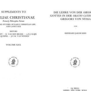 خرید و دانلود نسخه کامل کتاب Die Lehre Von Der Oikonomia Gottes in Der Oratio Catechetica Gregors Von Nyssa