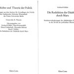 خرید و دانلود نسخه کامل کتاب Die Reduktion der Dialektik durch Marx