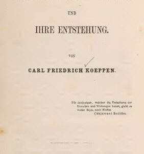 خرید و دانلود نسخه کامل کتاب Die  Religion des Buddha und ihre Entstehung