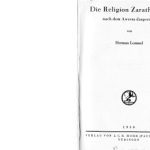 خرید و دانلود نسخه کامل کتاب Die Religion Zarathustras nach dem Awesta dargestellt