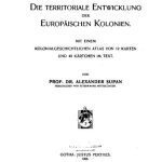 خرید و دانلود نسخه کامل کتاب Die territoriale Entwicklung der europäischen Kolonien