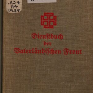 خرید و دانلود نسخه کامل کتاب Dienstbuch der Vaterländischen Front