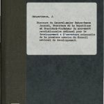 خرید و دانلود نسخه کامل کتاب Discours du General-major Habyarimana Juvenal a l’ouverture solennelle de la premiere session du Conseil national de developpement: Le 8 Janvier 1982