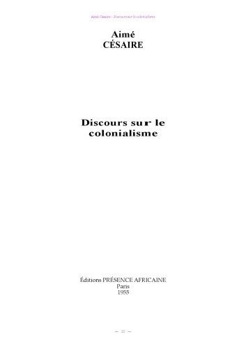 خرید و دانلود نسخه کامل کتاب Discours sur le colonialisme_68e3fa929a421.jpeg خرید و دانلود نسخه کامل کتاب Discours sur le colonialisme