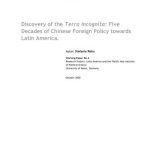 خرید و دانلود نسخه کامل کتاب Discovery of the Terra Incognita: Five Decades of Chinese Foreign Policy towards Latin America