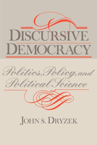 خرید و دانلود نسخه کامل کتاب Discursive Democracy: Politics, Policy, and Political Science_68fa491db0b6d.jpeg خرید و دانلود نسخه کامل کتاب Discursive Democracy: Politics, Policy, and Political Science