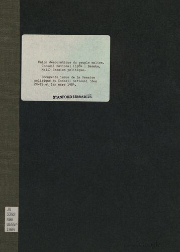 خرید و دانلود نسخه کامل کتاب Documents issus de la Session politique du Conseil national des 28-29 fevrier et 1er mars 1984_68e8a5223c540.jpeg خرید و دانلود نسخه کامل کتاب Documents issus de la Session politique du Conseil national des 28-29 fevrier et 1er mars 1984
