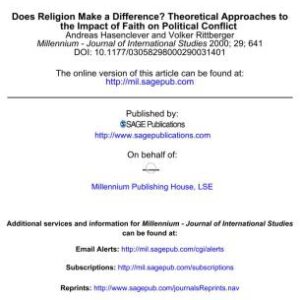 خرید و دانلود نسخه کامل کتاب Does Religion Make a Difference?