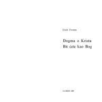 خرید و دانلود نسخه کامل کتاب Dogma o Kristu (Bit ćete kao Bog)