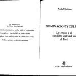 خرید و دانلود نسخه کامل کتاب Dominación y cultura. Lo cholo y el conflicto cultural en el Perú