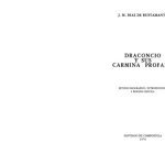 خرید و دانلود نسخه کامل کتاب Draconcio y Sus Carmina Profana: Estudio Biografico, Introduccion y Edicion Critica