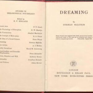 خرید و دانلود نسخه کامل کتاب Dreaming