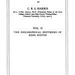 خرید و دانلود نسخه کامل کتاب Duns Scotus. Vol. II. The philosophical Doctrines of Duns Scotus