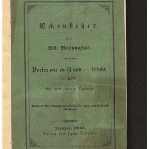 خرید و دانلود نسخه کامل کتاب Eckensteher