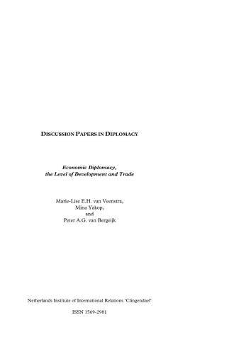 خرید و دانلود نسخه کامل کتاب Economic diplomacy, the level of development and trade_68f7b7ed7f5bc.jpeg خرید و دانلود نسخه کامل کتاب Economic diplomacy, the level of development and trade