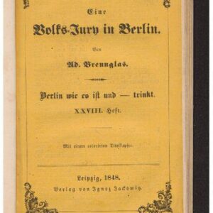 خرید و دانلود نسخه کامل کتاب Eine Volks-Jury in Berlin