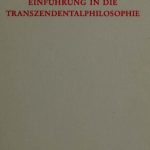 خرید و دانلود نسخه کامل کتاب Einführung in die Transzendentalphilosophie