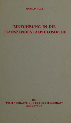 خرید و دانلود نسخه کامل کتاب Einführung in die Transzendentalphilosophie_68fab18692994.jpeg خرید و دانلود نسخه کامل کتاب Einführung in die Transzendentalphilosophie