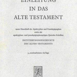خرید و دانلود نسخه کامل کتاب Einleitung in das Alte Testament