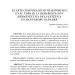 خرید و دانلود نسخه کامل کتاب el arte como realidad trasformada en su verdad-rehabilitación hermenéutica de la estética en Gadamer