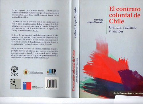خرید و دانلود نسخه کامل کتاب El Contrato Colonial de Chile. Ciencia, racismo y nación_68e4ff2e4fe84.jpeg خرید و دانلود نسخه کامل کتاب El Contrato Colonial de Chile. Ciencia, racismo y nación