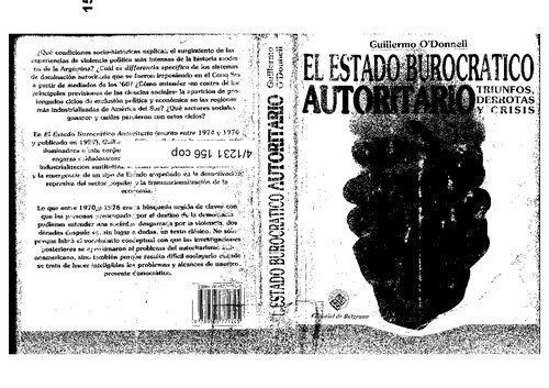 خرید و دانلود نسخه کامل کتاب El Estado Burocrático Autoritario. Triunfos, derrotas y crisis._68e7c50486163.jpeg خرید و دانلود نسخه کامل کتاب El Estado Burocrático Autoritario. Triunfos, derrotas y crisis.