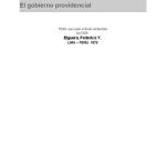 خرید و دانلود نسخه کامل کتاب El gobierno providencial