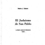 خرید و دانلود نسخه کامل کتاب El Judaismo de San Pablo.La matriz judía del cristianismo
