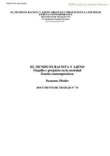 خرید و دانلود نسخه کامل کتاب El mundo es racista y ajeno: orgullo y prejuicio en la sociedad limeña contemporánea_68f88b155e0f5.jpeg خرید و دانلود نسخه کامل کتاب El mundo es racista y ajeno: orgullo y prejuicio en la sociedad limeña contemporánea