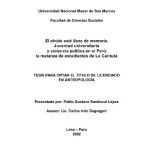 خرید و دانلود نسخه کامل کتاب El olvido está lleno de memoria. Juventud universitaria y violencia política en el Perú: la matanza de estudiantes de La Cantuta