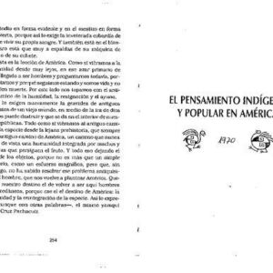 خرید و دانلود نسخه کامل کتاب El pensamiento indígena y popular en América