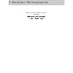 خرید و دانلود نسخه کامل کتاب El socialismo contemporáneo