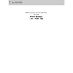 خرید و دانلود نسخه کامل کتاب El suicidio