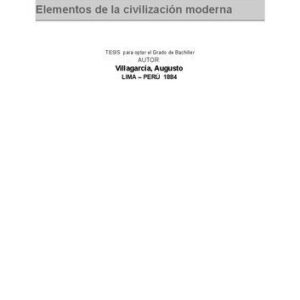 خرید و دانلود نسخه کامل کتاب Elementos de la civilización moderna