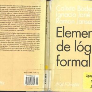 خرید و دانلود نسخه کامل کتاب Elementos de lógica formal