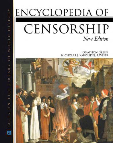 خرید و دانلود نسخه کامل کتاب Encyclopedia of Censorship_68e64d0656091.jpeg خرید و دانلود نسخه کامل کتاب Encyclopedia of Censorship