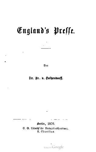 خرید و دانلود نسخه کامل کتاب Englands Presse_68e5266d98f0d.jpeg خرید و دانلود نسخه کامل کتاب Englands Presse