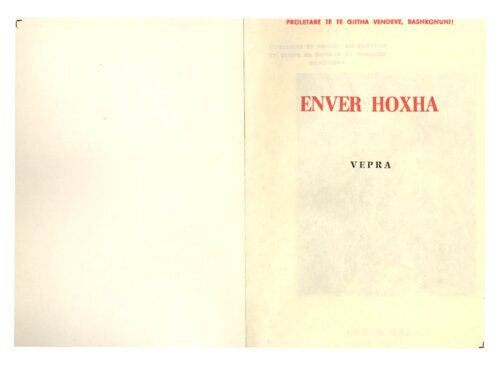 خرید و دانلود نسخه کامل کتاب Enver Hoxha. Vepra_68e99566b19e9.jpeg خرید و دانلود نسخه کامل کتاب Enver Hoxha. Vepra