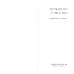 خرید و دانلود نسخه کامل کتاب Epistemology of the Closet