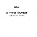 خرید و دانلود نسخه کامل کتاب Essai sur le principe générateur des constitutions