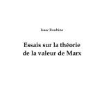 خرید و دانلود نسخه کامل کتاب Essais sur la théorie  de la valeur de Marx