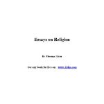 خرید و دانلود نسخه کامل کتاب Essays On Religion
