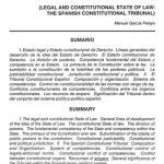 خرید و دانلود نسخه کامل کتاب Estado Legal y Estado Constitucional de Derecho – El Tribunal Constitucional Español