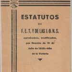 خرید و دانلود نسخه کامل کتاب Estatutos de F. E. T. y de las J. O. N. S. aprobados, modificados, por Decreto de 31 de Julio de 1939